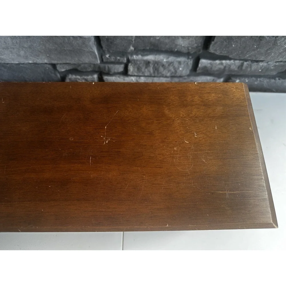 Vintage MCM Kellerman Wooden Jewelry Keepsake Box Case Chest 11 Drawers Cottage